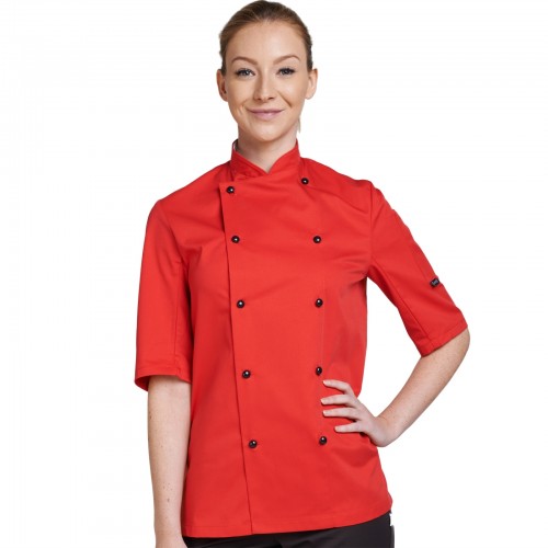 Dennys Technicolour Short Sleeve Chef Jacket
