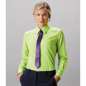 Kustom Kit Ladies Long Sleeve Classic Fit Workforce Shirt