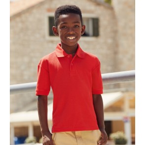 Fruit of the Loom Kids Poly/Cotton Pique Polo Shirt